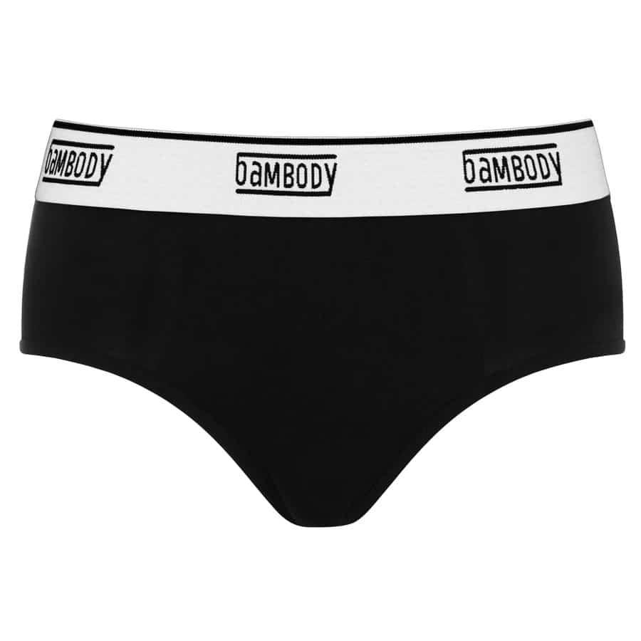 Protective Active Wear Underwear Bambody Absorbent Hipster Sporty Period Panties