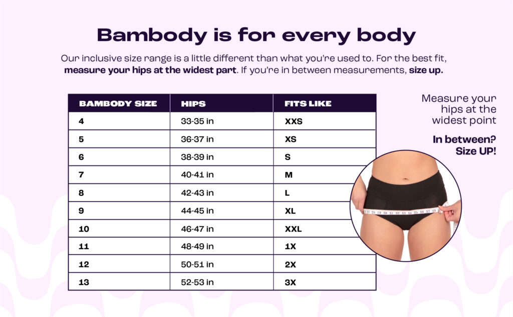 Bambody Absorbent Panty: Period Panties/Maternity & Postpartum